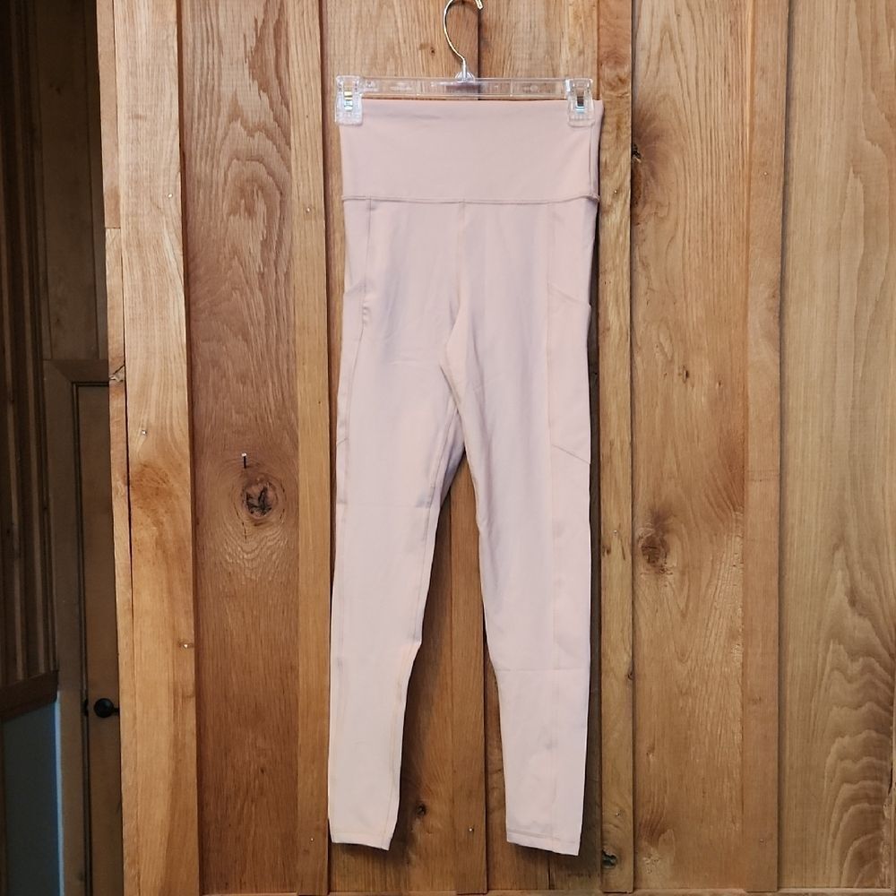 American Eagle Everything Pocket High Rise Yoga Gym Leggings, Small, Pink
